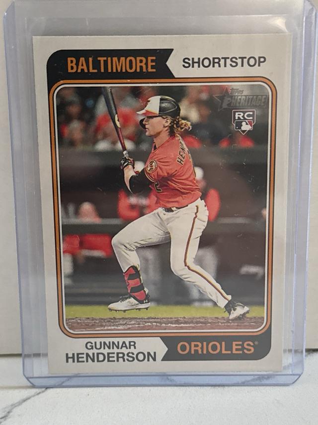 2023 Topps Heritage Gunnar Henderson BASE #64