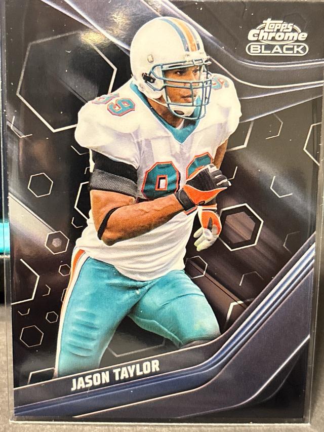 2023 Topps Composite Jason Taylor Chrome Black #126