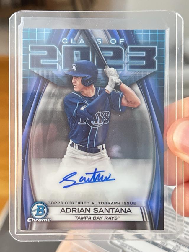 2023 Bowman Draft Adrian Santana Class of 2023 Autographs #23A-AS