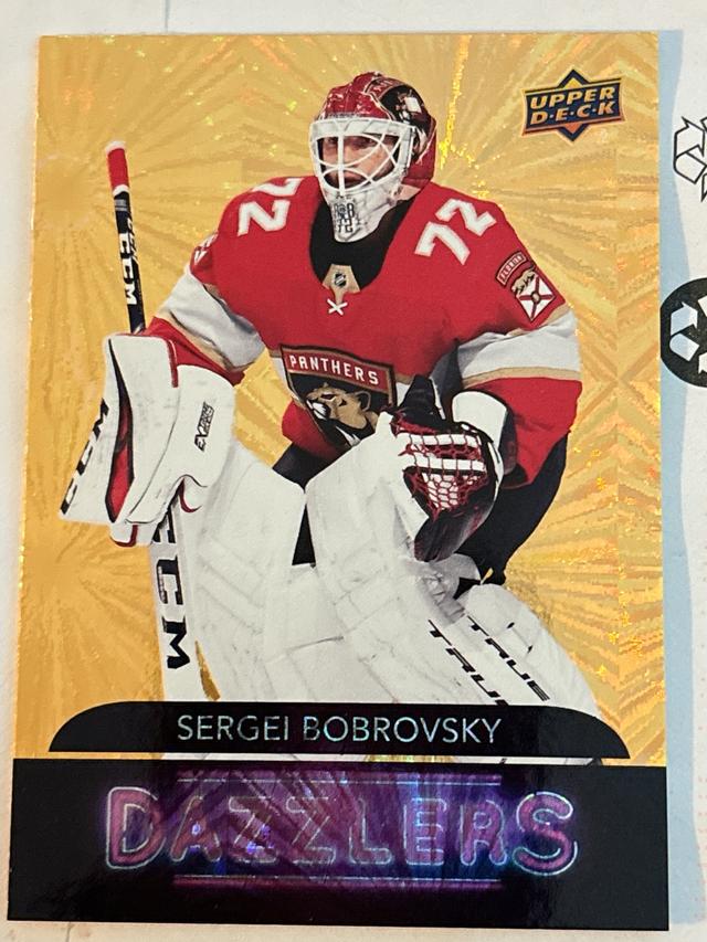 2020-21 Upper Deck Extended Series Sergei Bobrovsky Dazzlers Blue Set #DZ-118