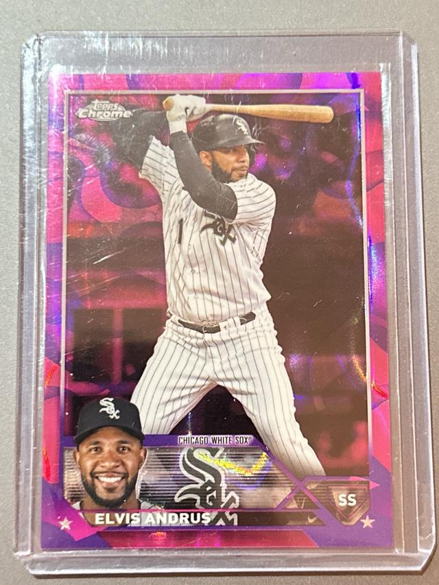 2023 Topps Chrome Update Series Elvis Andrus /299 #USC182