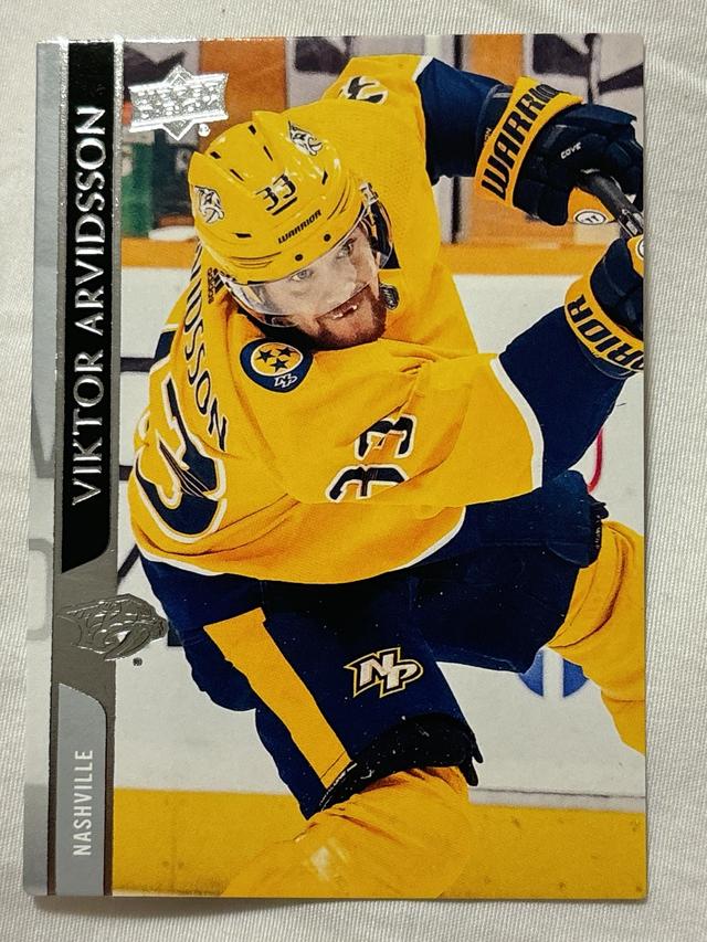 2020-21 Upper Deck Series 2 Viktor Arvidsson Base Set #354