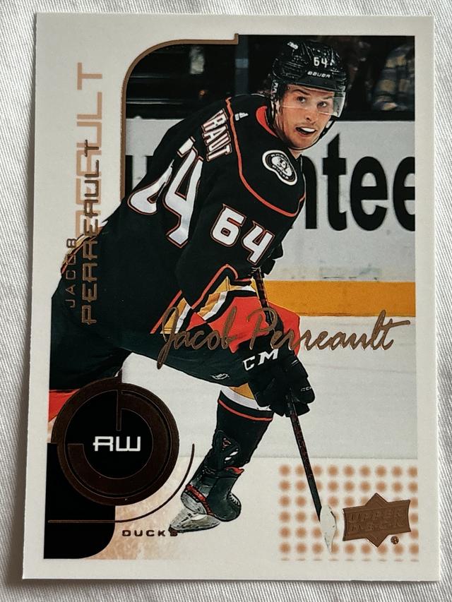 2022-23 Upper Deck MVP Jacob Perreault Colors and Contours Set #99