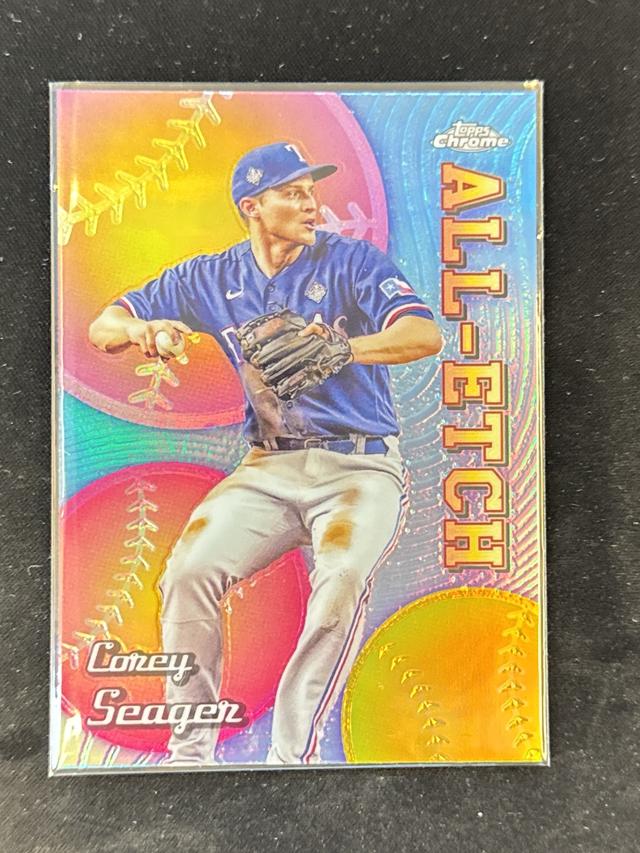 2024 Topps Chrome Corey Seager Chrome All Etch Checklist #CAE-9