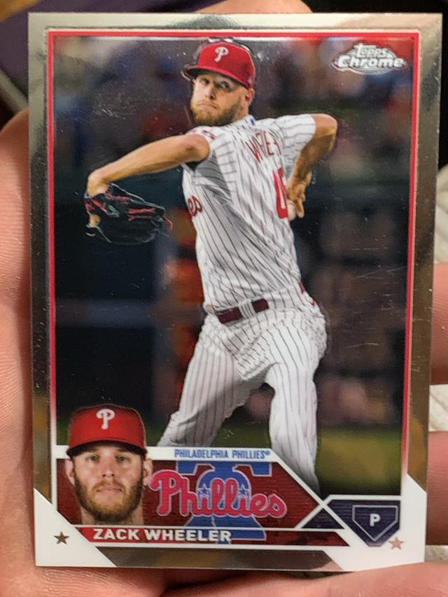 2023 Topps Chrome Zack Wheeler BASE CARDS I #20