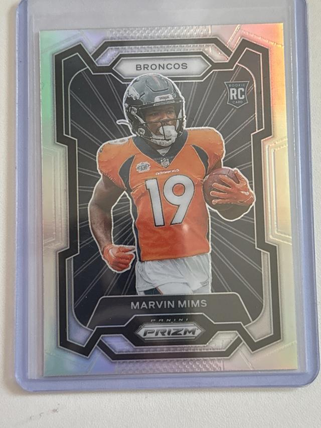 2023 Panini Prizm Football Marvin Mims Base Rookie Variations Set Silver #318