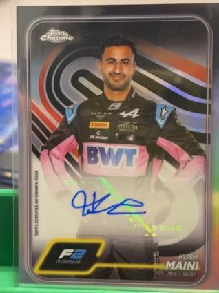 2024 Topps Chrome Formula 1 Kush Maini Autographs #CAC-MAI