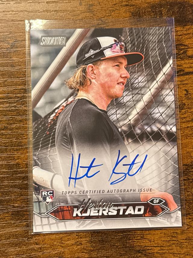 2024 Topps Stadium Club Heston Kjerstad Auto RC #SCBA-HK