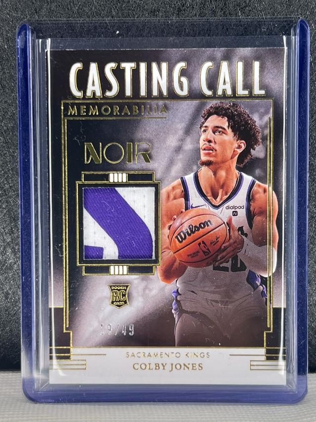 2023-24 Panini Noir Basketball Colby Jones Casting Call Memorabilia #CCM-CJO