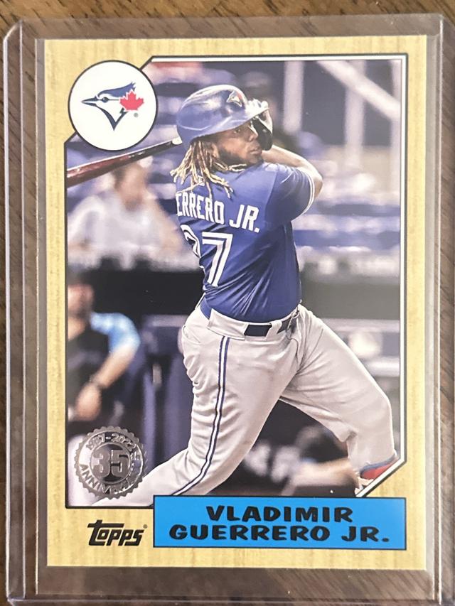 2022 Topps Series 1 Vladimir Guerrero Jr. 1987 TOPPS BASEBALL #T87-80