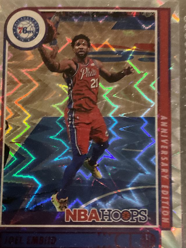 2021-22 Panini Hoops Joel Embiid Base Set Anniversary Edition #27