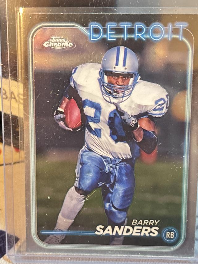 2024 Topps Chrome Football Barry Sanders ﻿Base Set #67