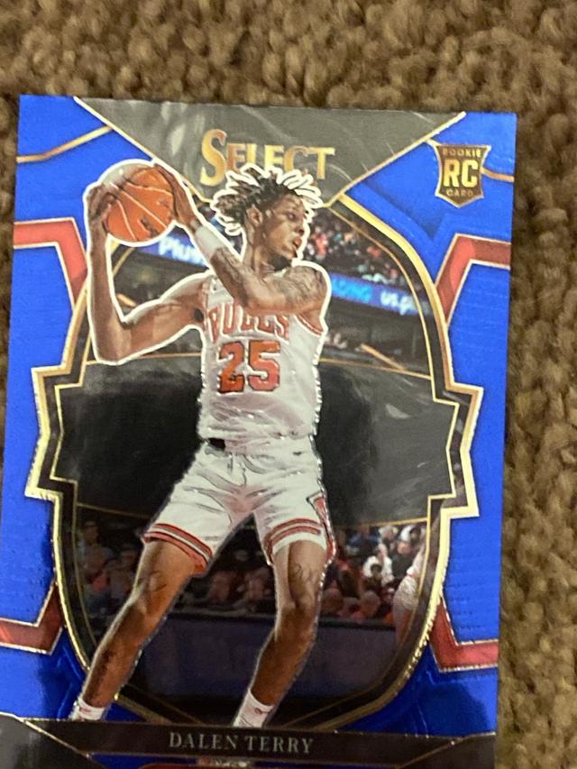 2022-23 Panini Select Basketball Dalen Terry Base Concourse Set Blue #89