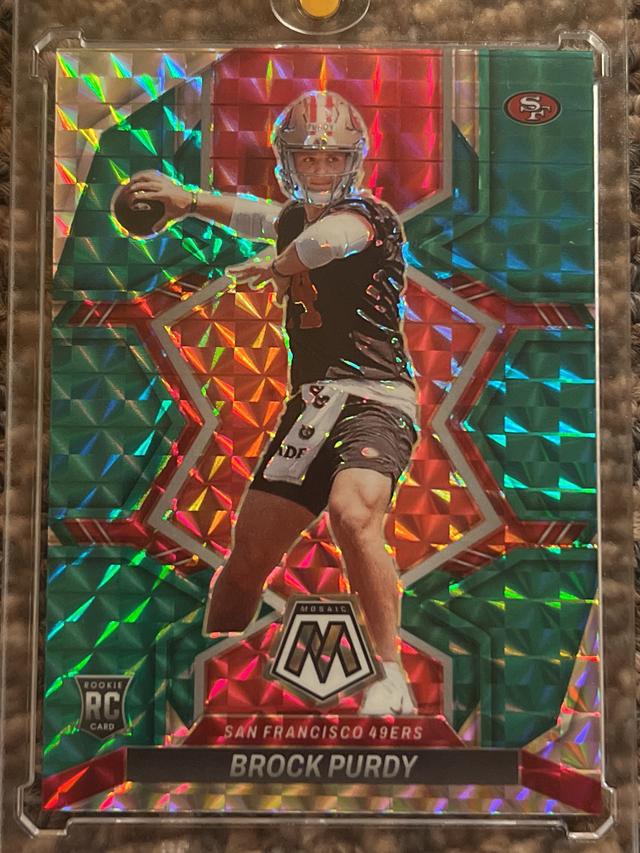 2022 Panini Mosaic Football Brock Purdy Base Set #367