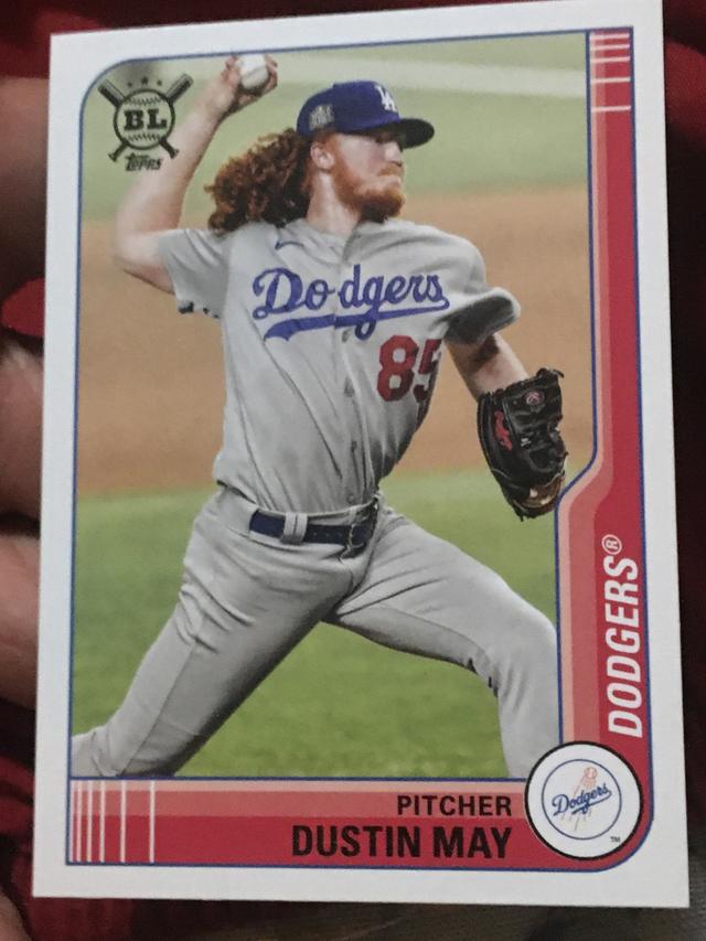 2021 Topps Big League Dustin May ﻿Base Set #30