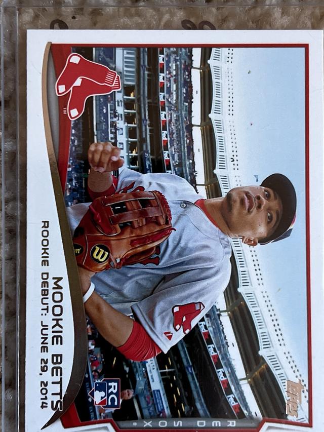 2014 Topps Update Series Mookie Betts Base Set #US-301