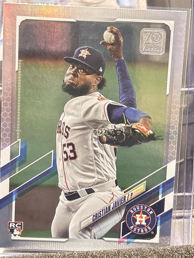 2021 Topps Series 1 Cristian Javier BASE SET #183