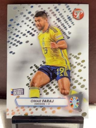 2023 Topps Pristine Road to Euro 2024 Omar Faraj ﻿Base Set #180