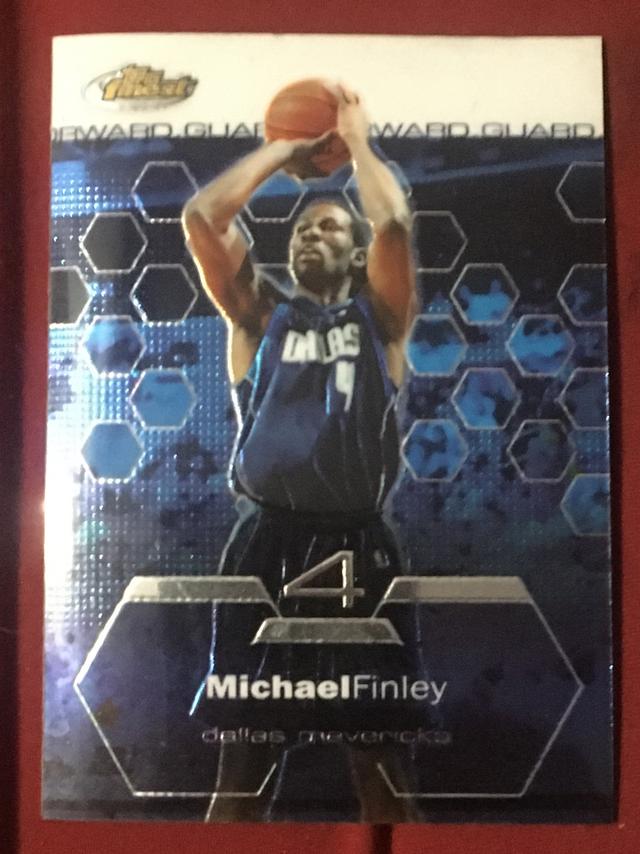 2002-03 Topps Finest Michael Finley ﻿Base #62