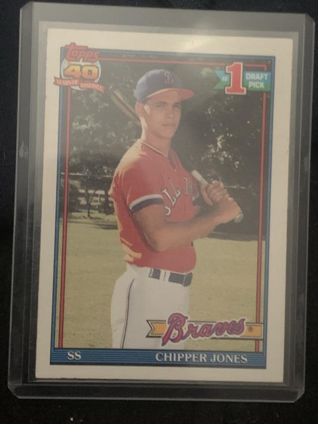 1991 Topps Chipper Jones Base Set #333