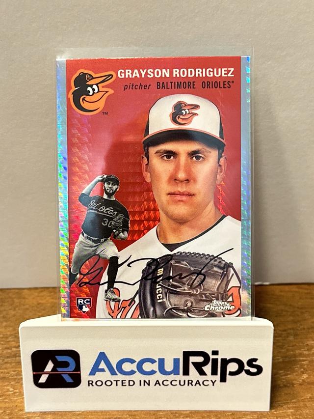 2023 Topps Chrome Platinum '54 Grayson Rodriguez Prism Refractors #186