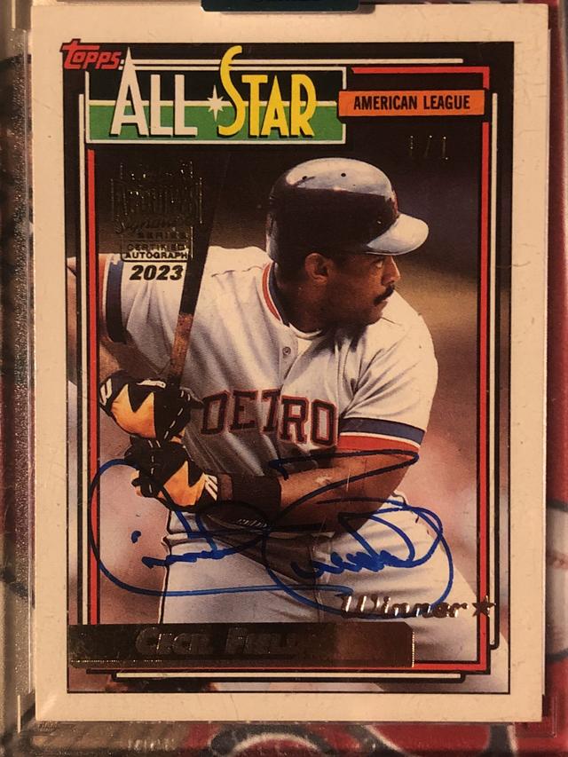 2023 Topps Archives Signature Series - Retired Player Cecil Fielder 1/1 /1 #397