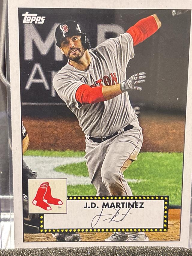 2021 Topps Series 1 J.D. Martinez TOPPS 1952 REDUX #T52-12