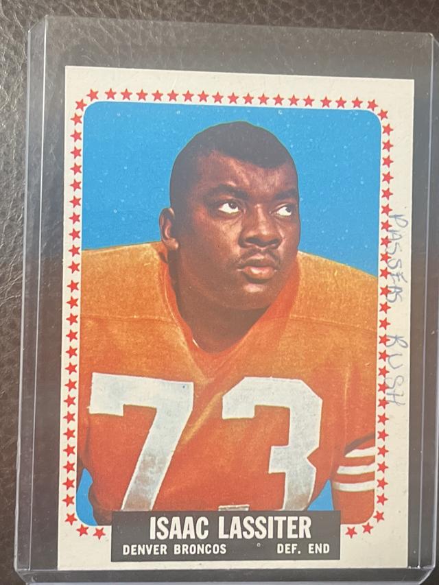 1964 Topps Football Isaac Lassiter RC ﻿Base #51