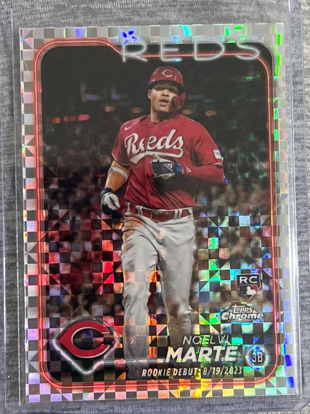 2024 Topps Chrome Update Noelvi Marte ﻿Base Set X-Fractor #USC91