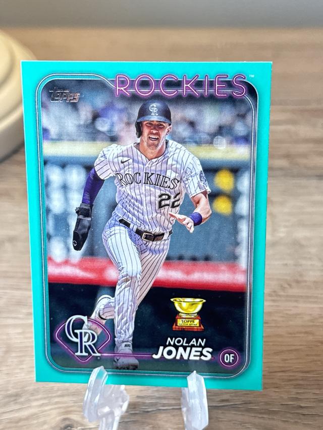 2024 Topps Series 2 Nolan Jones BASE SET Aqua #374