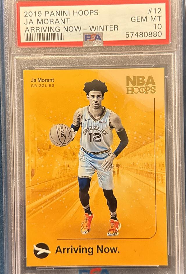 2019-20 Panini Prizm Ja Morant PSA 10 Instant Impact Set Silver #12