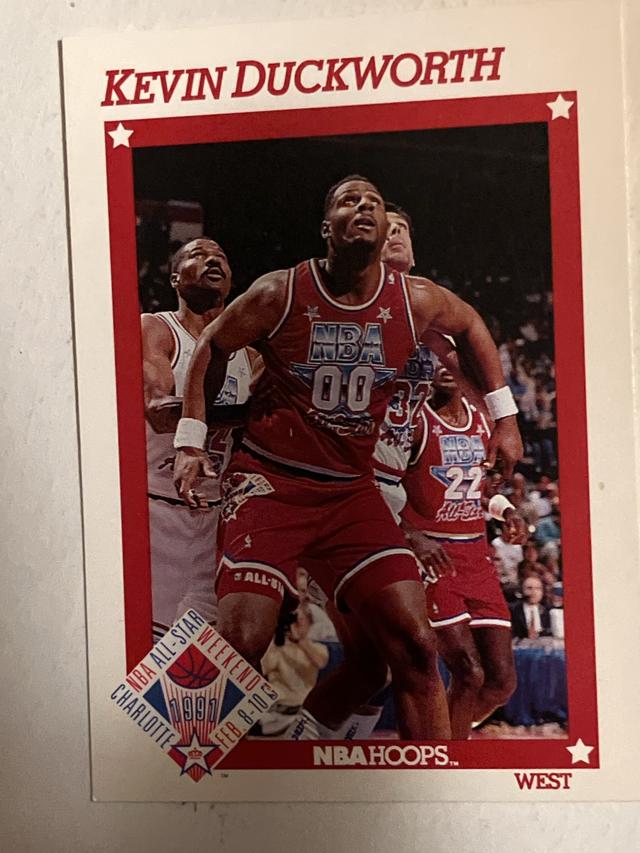 1991-92 NBA Hoops Basketball Kevin Duckworth Series I #263