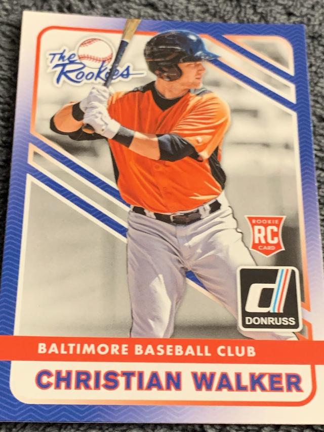 2015 Donruss Christian Walker The Rookies Set #13