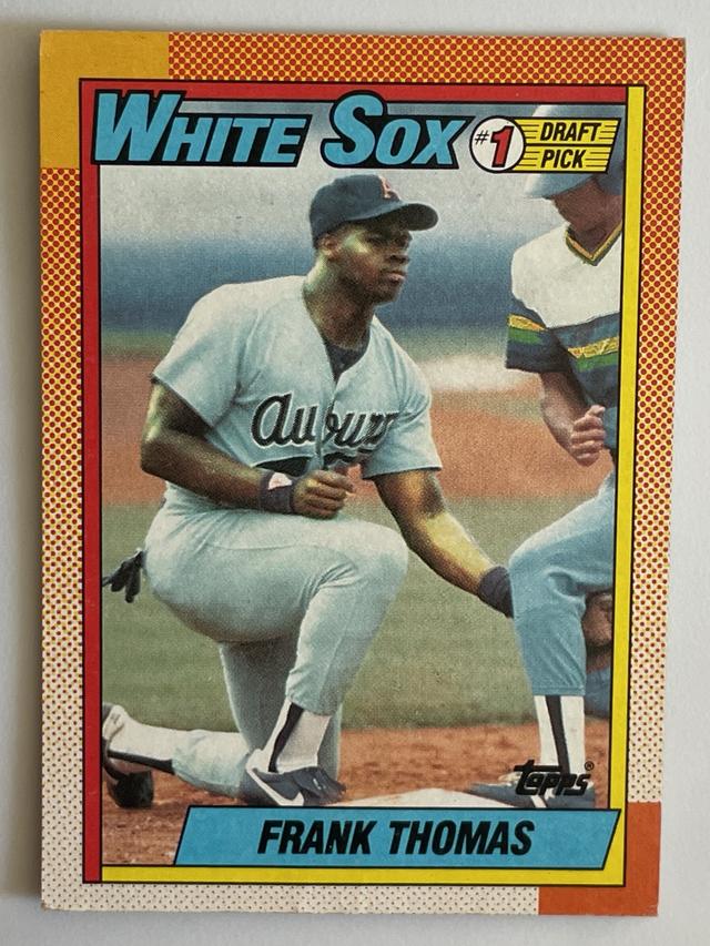 1990 Topps Frank Thomas Base Set #414