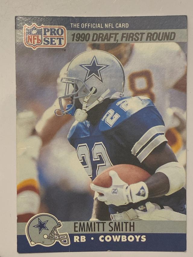 1990 Pro Set Football Emmitt Smith ﻿Base #685