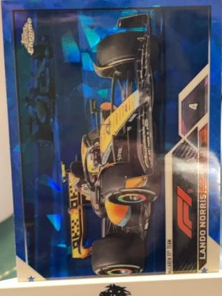 2023 Topps Chrome Sapphire F1 Lando Norris ﻿F1 Drivers #28