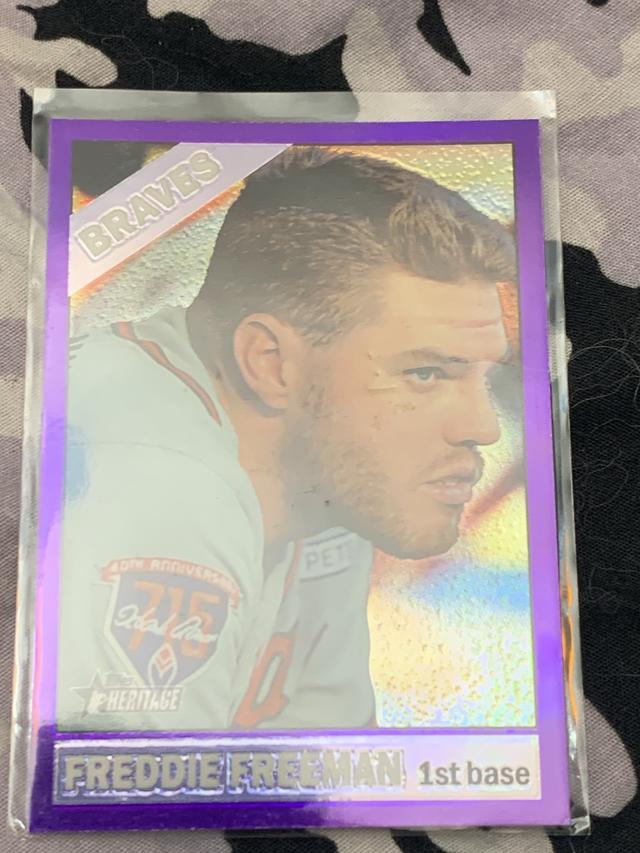 2015 Topps Heritage Freddie Freeman Base Set #200