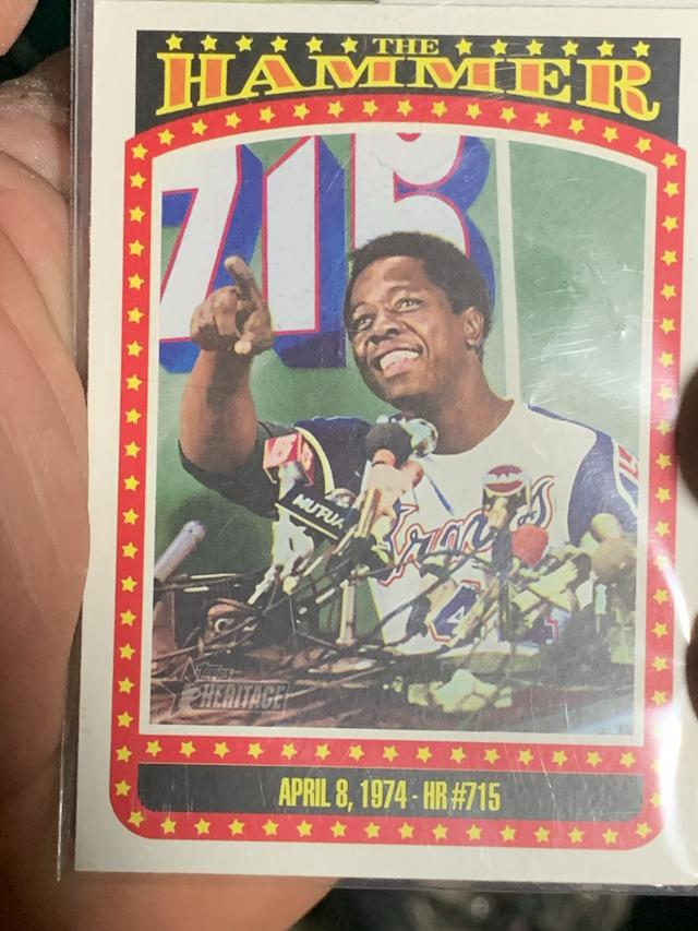 2023 Topps Heritage High Number Hank Aaron THE HAMMER #TH-9