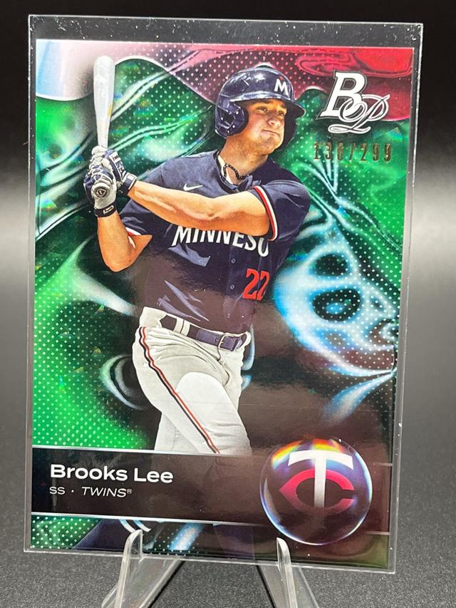 2023 Bowman Platinum Brooks Lee TOP PROSPECTS Emerald Ice Foil /299 #TOP-72