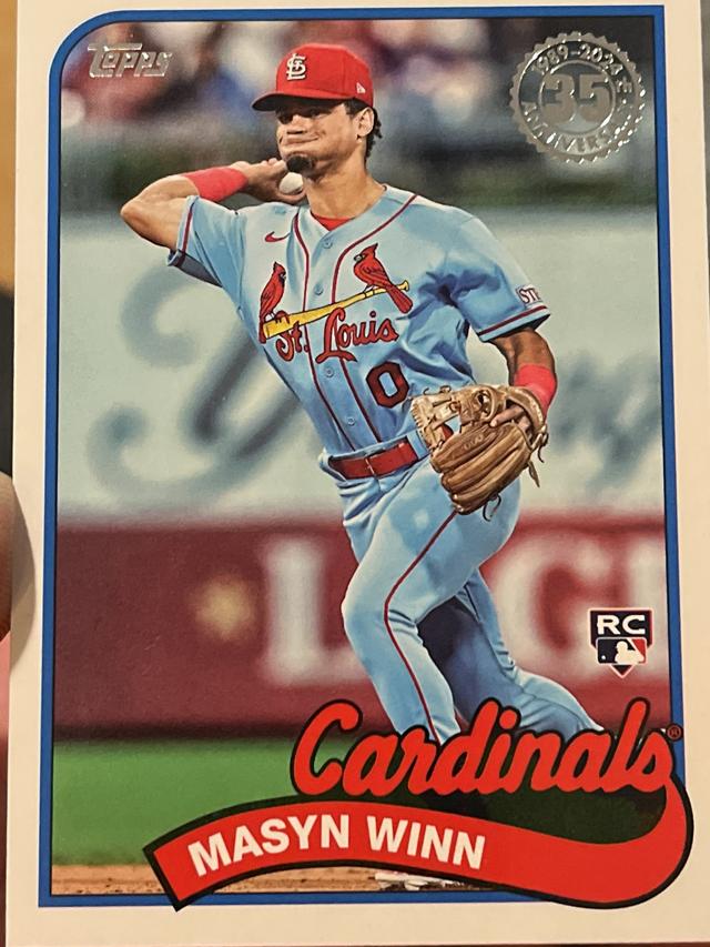 2024 Topps Series 1 Masyn Winn 1989 TOPPS BASEBALL #89B-58