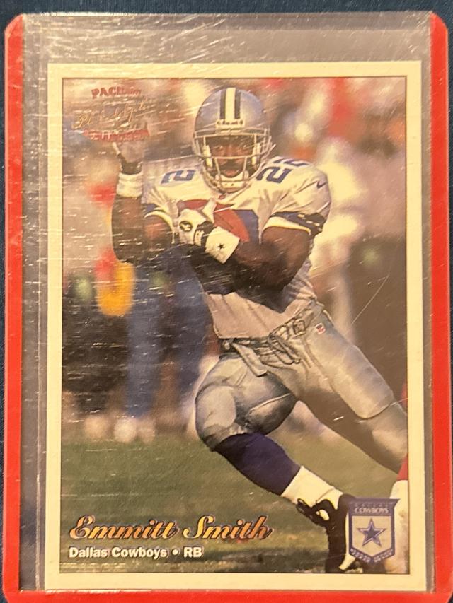 1997 Pacific Dynagon Prism Emmitt Smith ﻿Base Set Copper #40