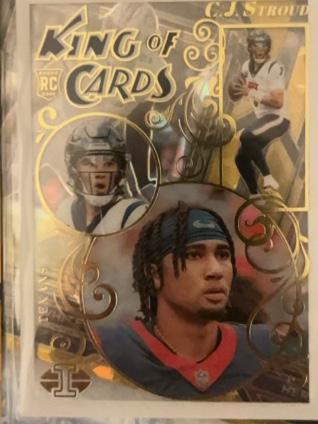 2023 Panini Illusions C.J. Stroud King of Cards #17