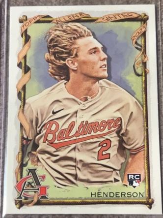 2023 Topps Allen and Ginter Gunnar Henderson ﻿Base Set #377