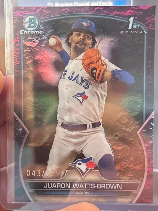 2023 Bowman Draft Juaron Watts-Brown Bowman Chrome #BDC-113