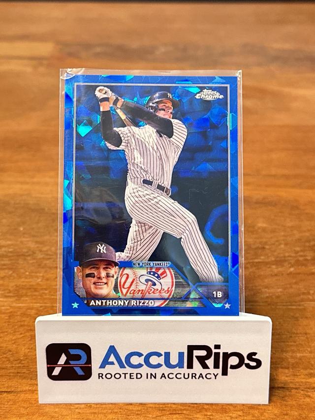 2023 Topps Chrome Sapphire Anthony Rizzo SERIES 2 #596