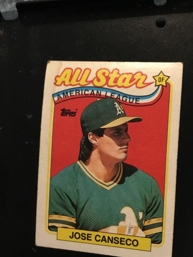 1989 Topps Jose Canseco Base Set #401