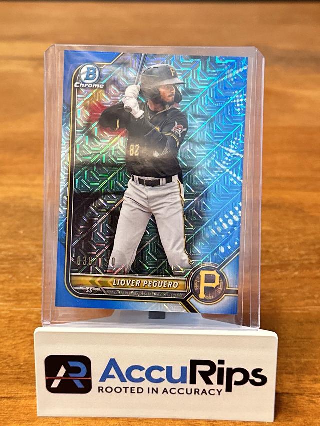 2022 Bowman Mega Box Liover Peguero ﻿Base Set Blue /150 #BCP-34