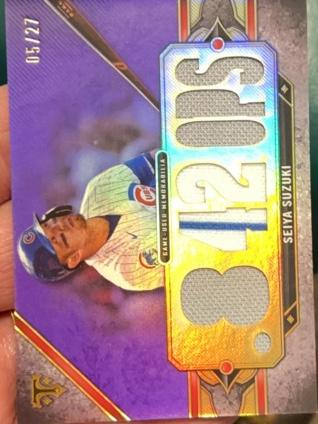 2024 Topps Triple Threads Seiya Suzuki Relics #TTR-SS2