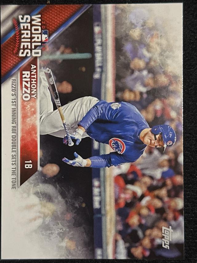 2016 Topps Chicago Cubs World Series Set Anthony Rizzo ﻿Base #WS-2