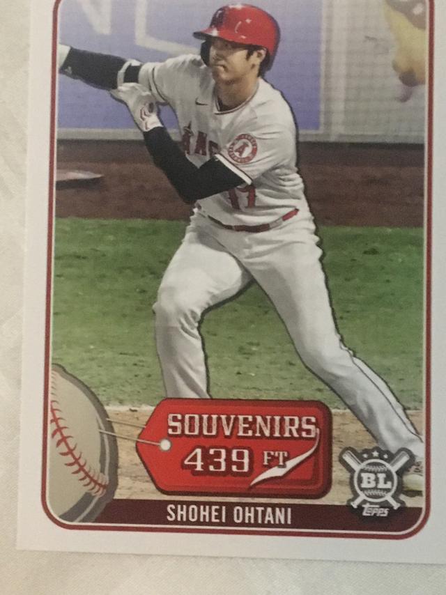 2021 Topps Big League Shohei Ohtani Souvenirs Checklist #SO-3